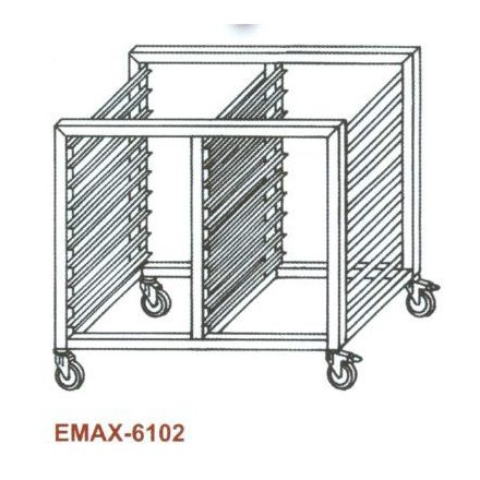 Tepsitartó állvány Emax-6102 KR 14×GN 2/1 1170×660×760