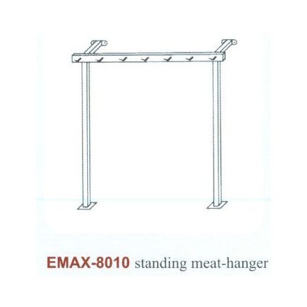 Rozsdamentes álló húsfogas Emax-8010, 6 fog/fm, 1000×500×1900