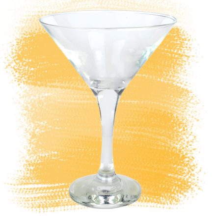 Misket martinis kehely, 190 ml, üveg